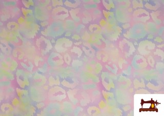 Comprar Softshell estampado Leopardo Colores Pastel