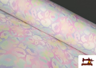 Softshell estampado Leopardo Colores Pastel