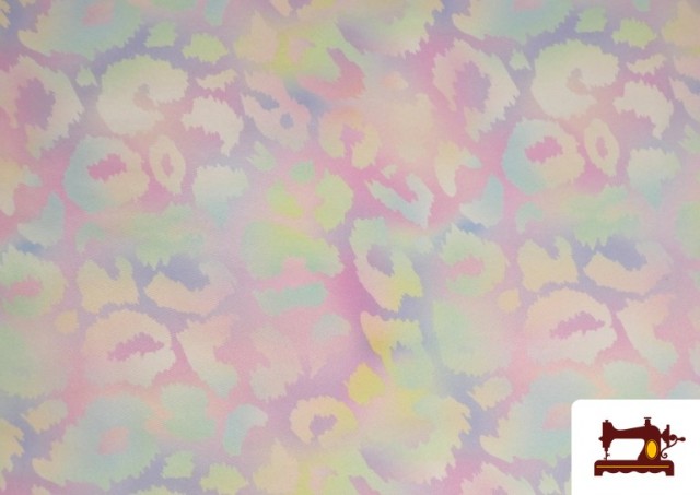 Comprar online Softshell estampado Leopardo Colores Pastel