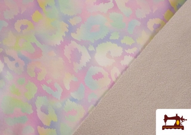 Softshell estampado Leopardo Colores Pastel
