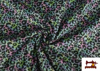 Comprar Softshell estampado Leopardo Multicolor Animal Print