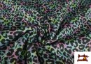 Venta de Softshell estampado Leopardo Multicolor Animal Print