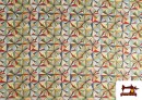Comprar Tela de Popelín Estampado Multicolor