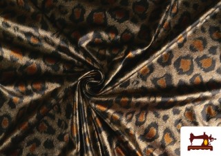 Venta online de Tela de Licra Estampada Animal Print Leopardo