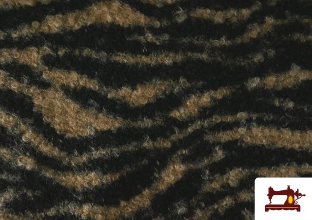 Venta de Tela Baguilla Curly Rizado Animal Print