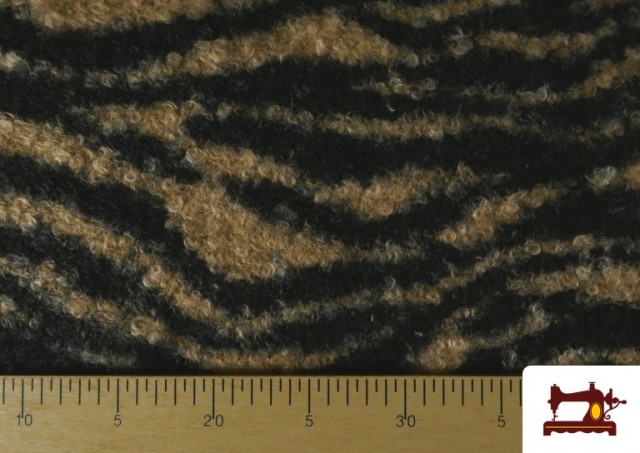 Comprar online Tela Baguilla Curly Rizado Animal Print