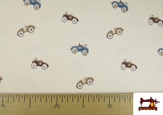 Venta de Tela de Punto de Camiseta De Coches Infantil