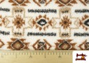 Comprar Tela de Borreguito Estampado Tribal Étnico Para Vestuario