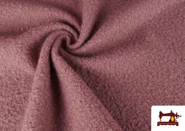 Comprar Tela Para Abrigo Baguilla Curly Rizado de Colores color Rosa