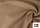 Comprar online Tela Para Abrigo Baguilla Curly Rizado de Colores color Tostado