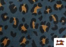 Venta de Tela de Punto de Terciopelo Estampado Leopardo