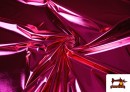 Venta de Tela de Lamé Metalizado Económico de Colores 150 cm Ancho color Rosa