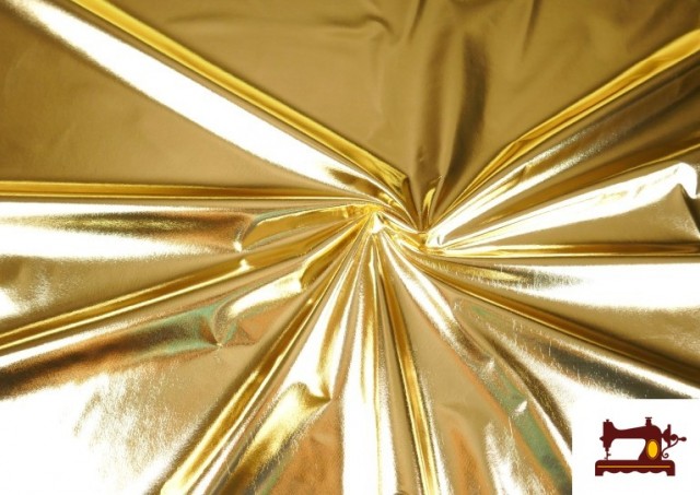 Venta online de Tela de Lamé Metalizado Económico de Colores 150 cm Ancho color Champagne