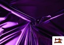 Comprar Tela de Lamé Metalizado Económico de Colores 150 cm Ancho color Morado