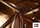 Comprar online Tela de Lamé Metalizado Económico de Colores 150 cm Ancho color Marrón