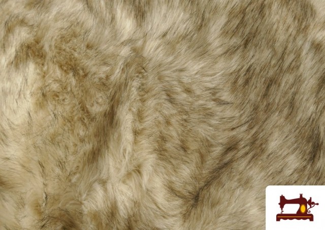 Comprar Tela de Pelo Lobo para Disfraces Medievales y Vikingos Color Beige