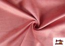 Tela de Terciopelo Antelina de Punto de Colores Para Vestuario color Rosa pálido
