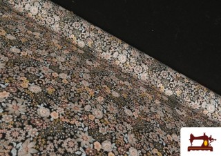 Tela de Popelín Estampado Floral Clásico