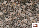 Venta de Tela de Popelín Estampado Floral Clásico