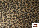 Comprar Tela Baguilla Curly Rizado Animal Print Leopardo