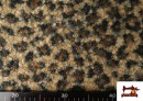 Comprar online Tela Baguilla Curly Rizado Animal Print Leopardo