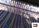 Tela de Polipiel Skai Iridiscente Brillante Efecto Espejo Metalizada