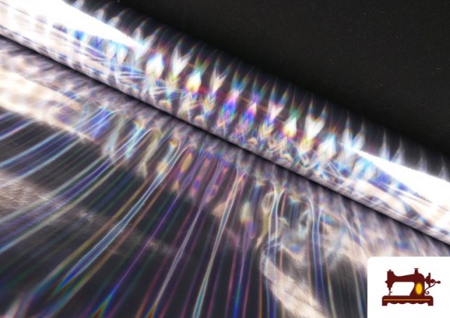 Comprar Tela de Polipiel Skai Iridiscente Brillante Efecto Espejo Metalizada