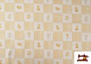 Comprar Tela de Algodón Dibujos Patitos Amarillo Infantil Bebés
