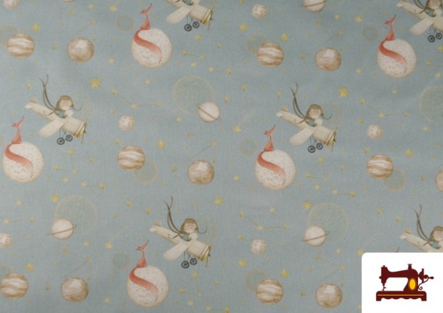 Venta de Tela de Algodón Dibujos Infantil Estilo Vintage Cuentos Clásicos