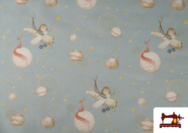 Comprar online Tela de Algodón Dibujos Infantil Estilo Vintage Cuentos Clásicos