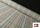 Comprar Tela de Algodón Étnica Con Colores Pastel