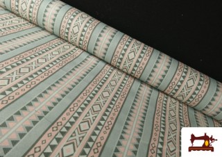 Comprar Tela de Algodón Étnica Con Colores Pastel