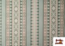 Venta de Tela de Algodón Étnica Con Colores Pastel