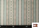 Comprar online Tela de Algodón Étnica Con Colores Pastel