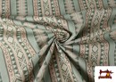 Venta online de Tela de Algodón Étnica Con Colores Pastel