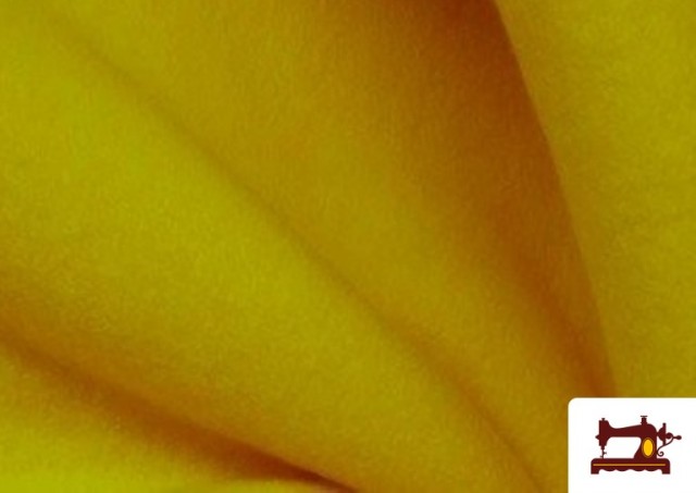 Tela Polar Térmica de Colores - Pieza de 25 Metros color Amarillo