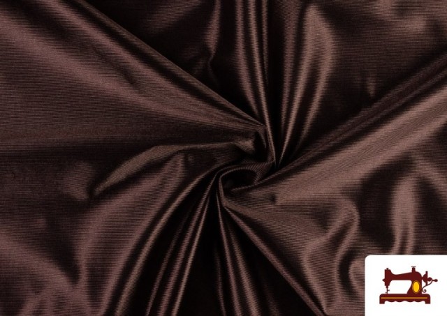 Tela de Foam de Rasete con Espuma - Pieza 25 Metros color Marrón