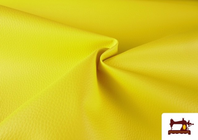 Tela Polipiel Colores - Pieza 10 Metros color Amarillo