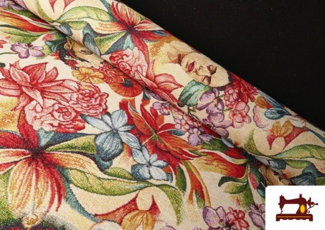 Tela de Gobelino Tejido Estampado Frida Khalo