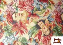 Comprar Tela de Gobelino Tejido Estampado Frida Khalo