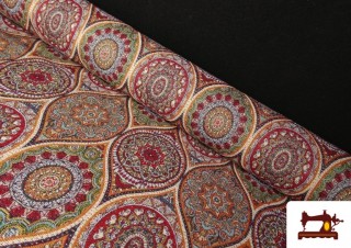 Tela de Gobelino Tejido Estampado Mandalas