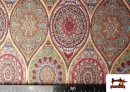 Comprar online Tela de Gobelino Tejido Estampado Mandalas