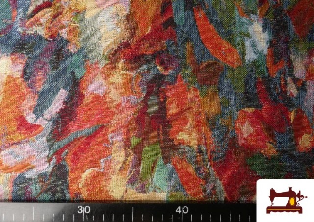 Comprar online Tela de Gobelino Tejido Estampado Abstracto