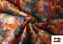 Venta online de Tela de Gobelino Tejido Estampado Abstracto