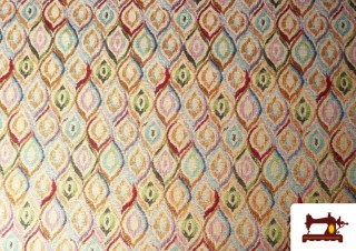 Comprar Tela de Gobelino Tejido Estampado Multicolor