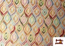 Venta de Tela de Gobelino Tejido Estampado Multicolor