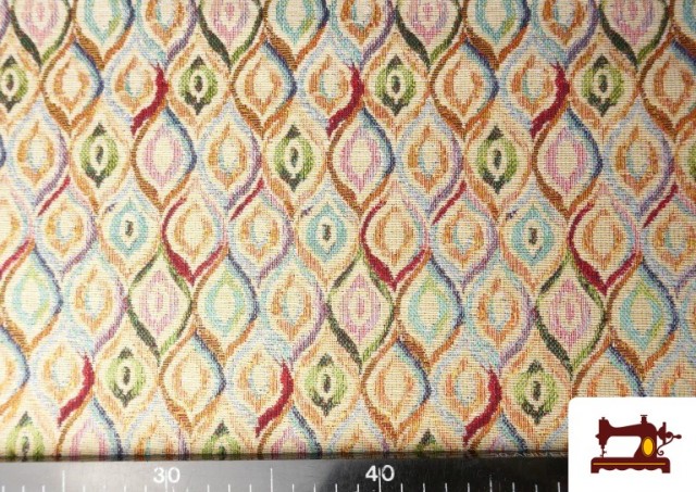 Comprar online Tela de Gobelino Tejido Estampado Multicolor