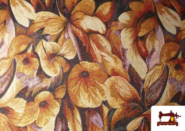 Comprar Tela de Gobelino Tejido Estampado Flores