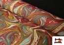 Tela de Gobelino Tejido Estampado Aguas Multicolor
