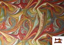 Comprar Tela de Gobelino Tejido Estampado Aguas Multicolor